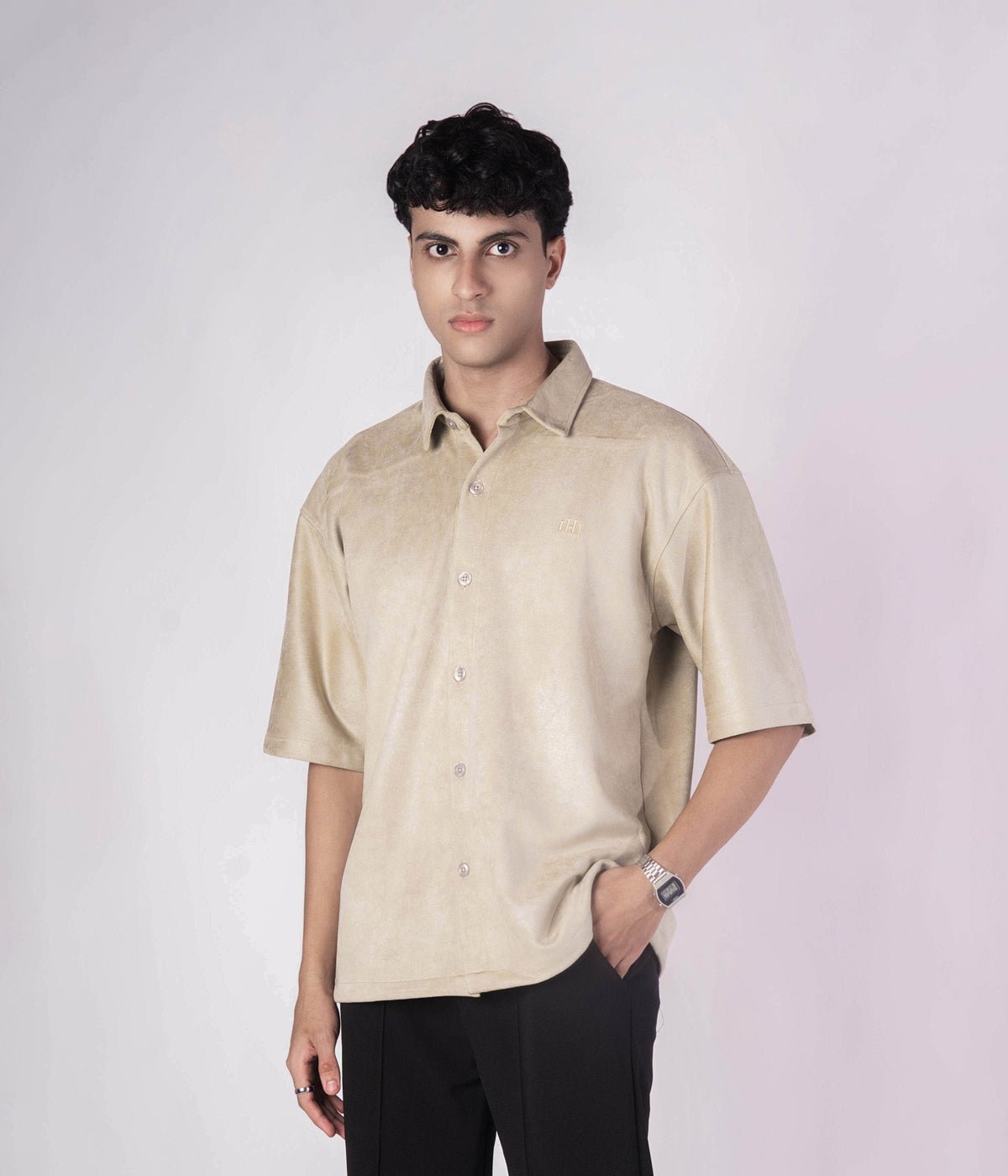 MOSS GREEN CLASSIC SUEDE SHIRT - Hophead