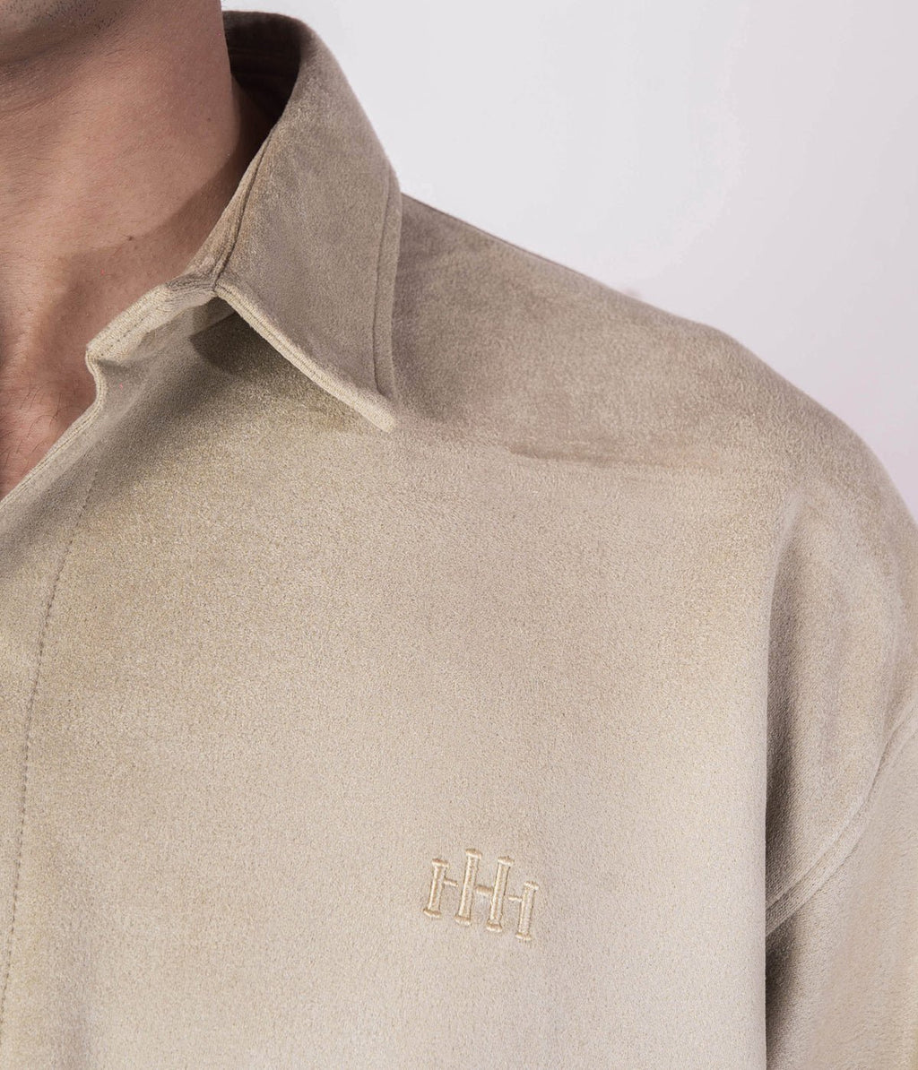MOSS GREEN CLASSIC SUEDE SHIRT - Hophead