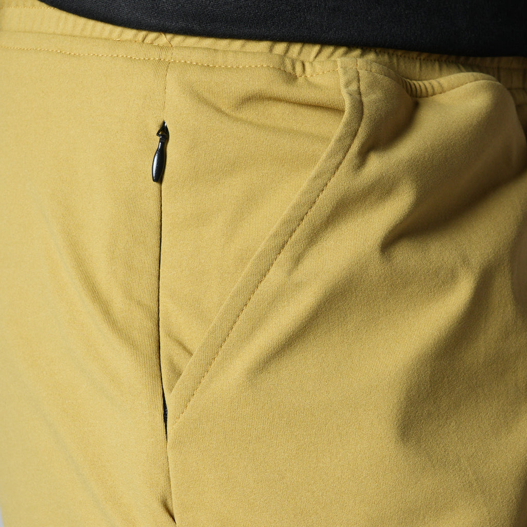 MUSTARD & CHARCOAL DUALTONE SHORTS - Hophead