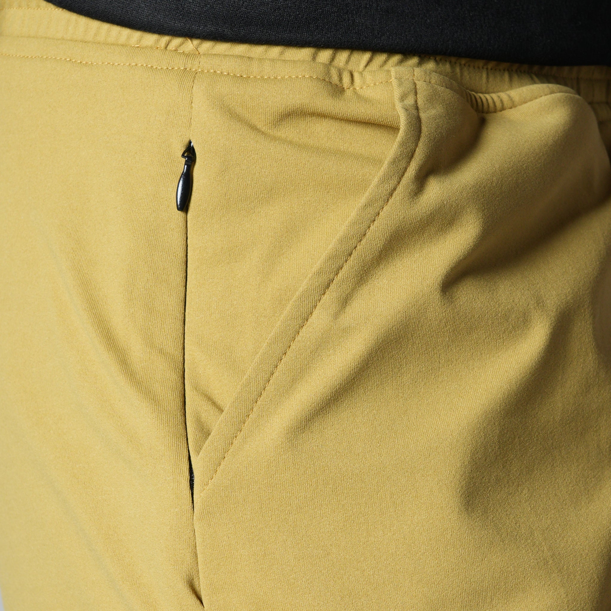 MUSTARD & CHARCOAL DUALTONE SHORTS - Hophead