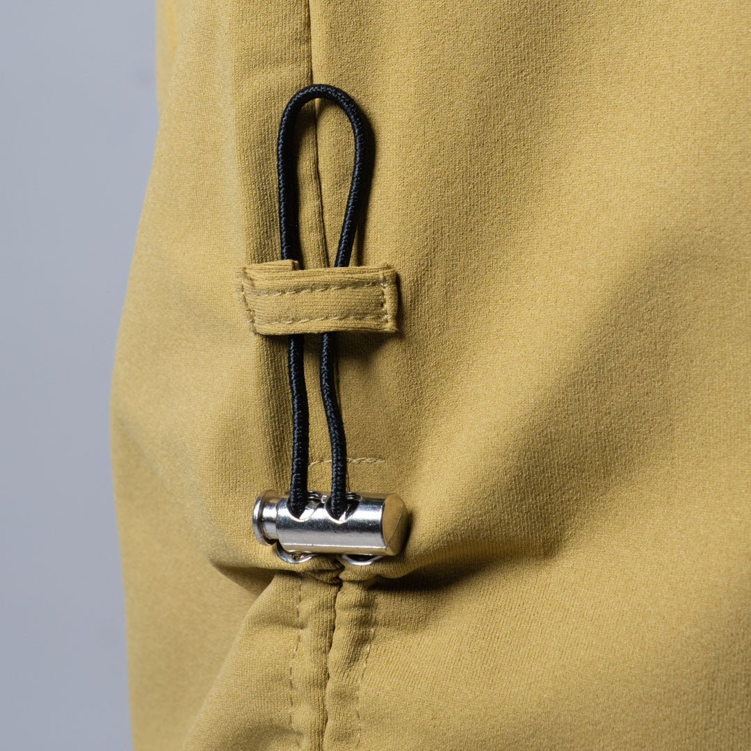 MUSTARD DRAWSTRING CARGO SWEATPANTS - Hophead