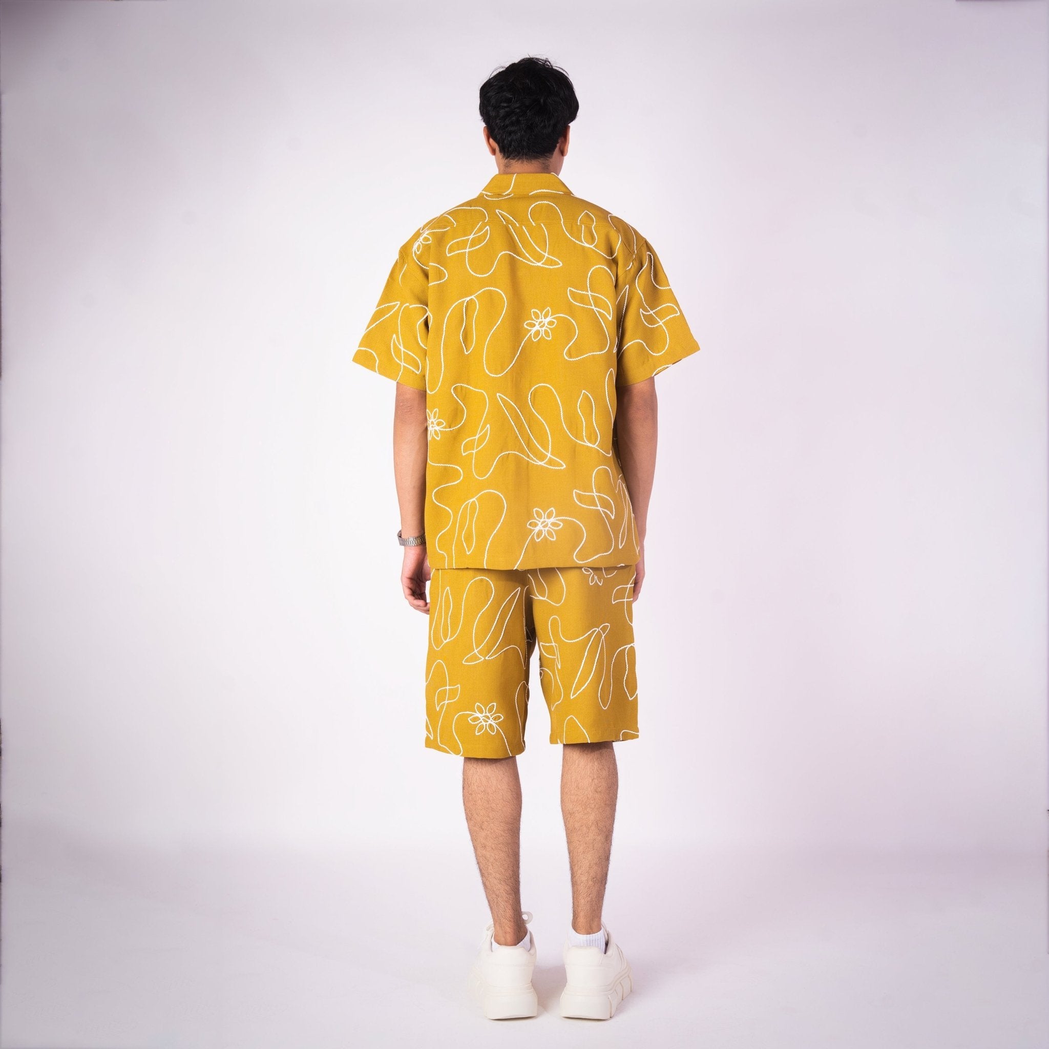 MUSTARD EMBROIDERED CO - ORD SET - Hophead