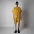 MUSTARD EMBROIDERED CO-ORD SET