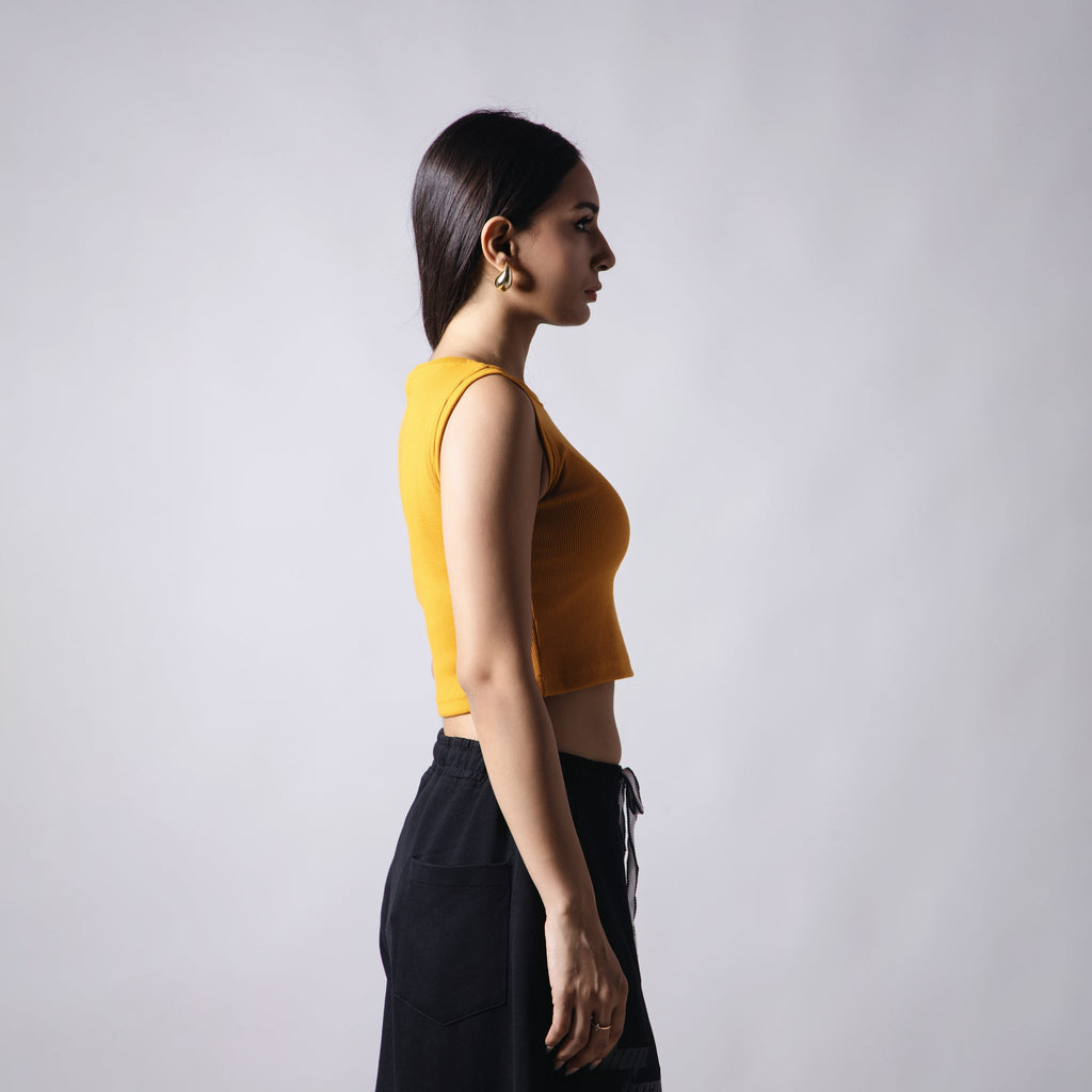 MUSTARD RIB TOP - Hophead