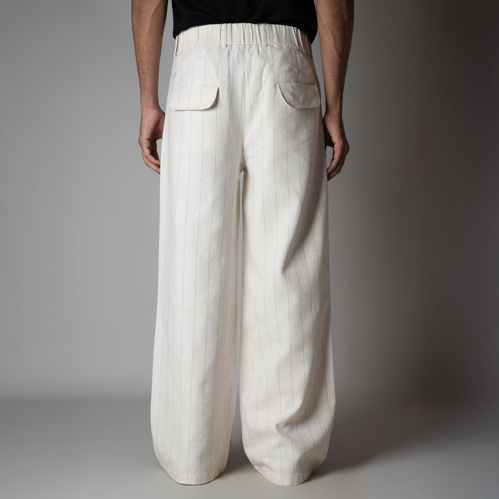Natural Woven Linen Sweatpant - Hophead