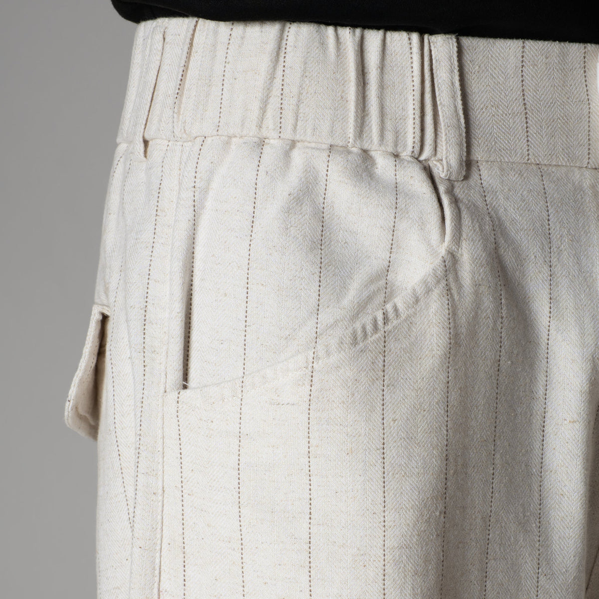Natural Woven Linen Sweatpant - Hophead