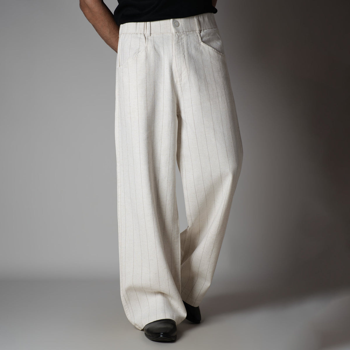Natural Woven Linen Sweatpant - Hophead
