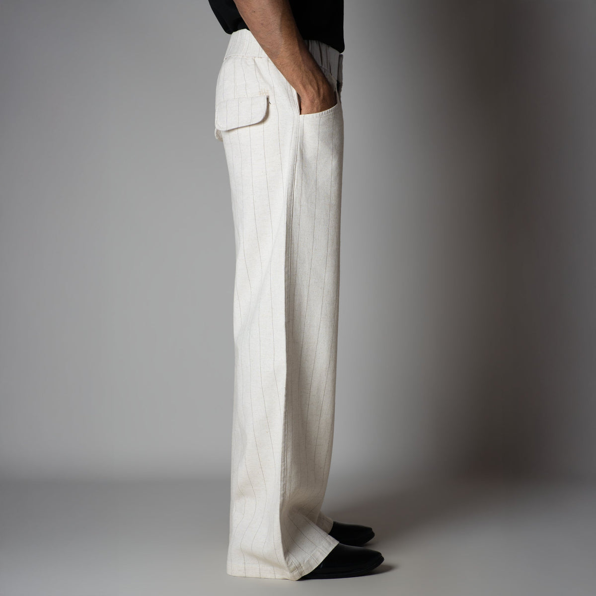 Natural Woven Linen Sweatpant - Hophead