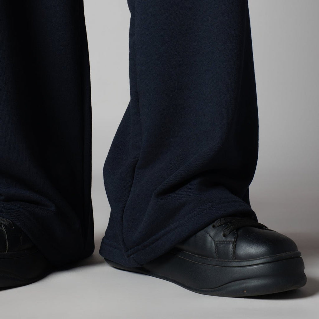 NAVY BLUE BASIC HEAVY SWEATPANTS - Hophead