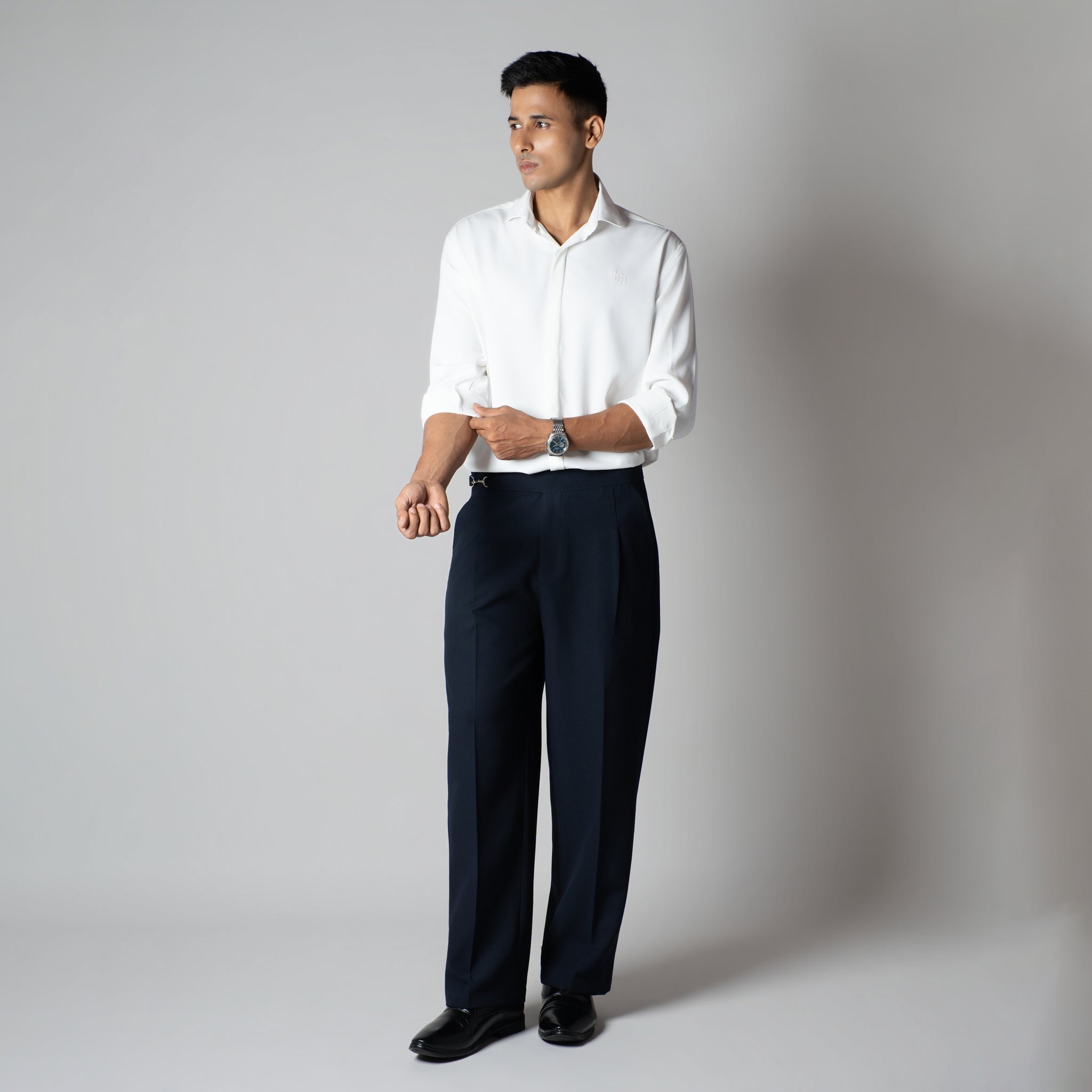 NAVY BLUE D - HOOK TROUSER - Hophead