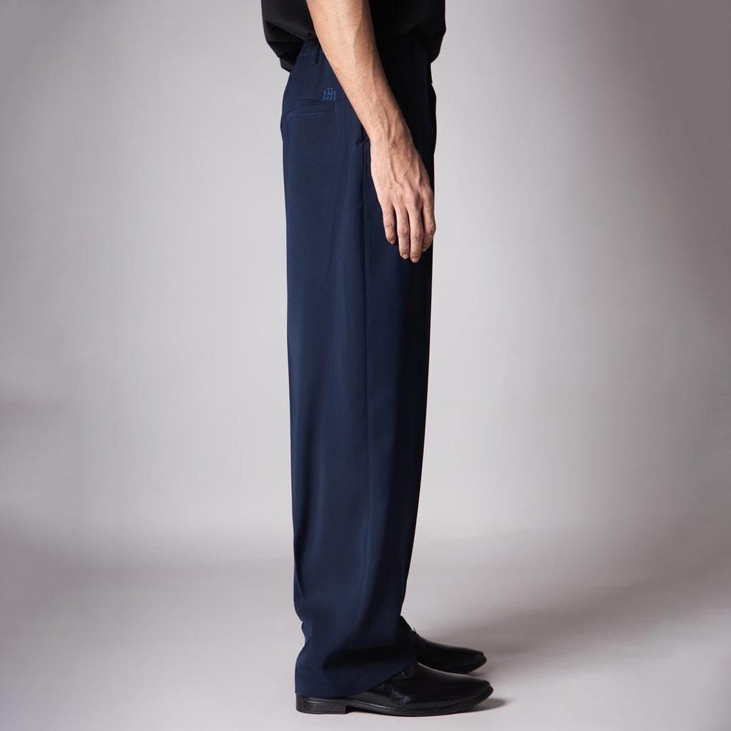 NAVY BLUE KOREAN PANT - Hophead