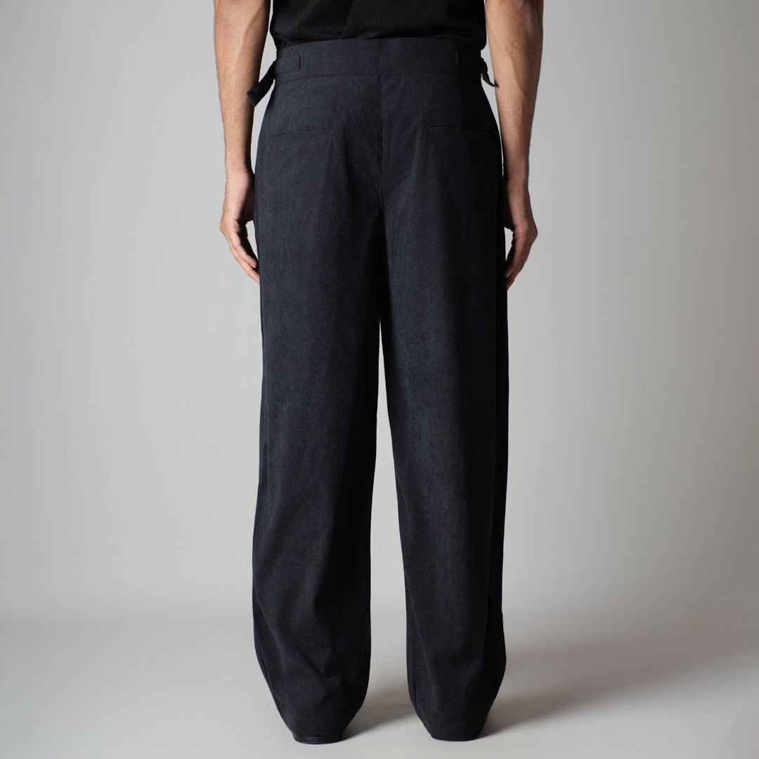 NAVY CORDUROY FORMAL TROUSER - Hophead