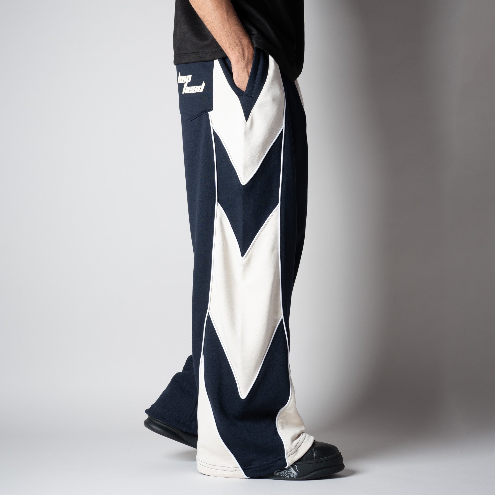 NAVY DOWNWARD ARROW SWEATPANT - Hophead