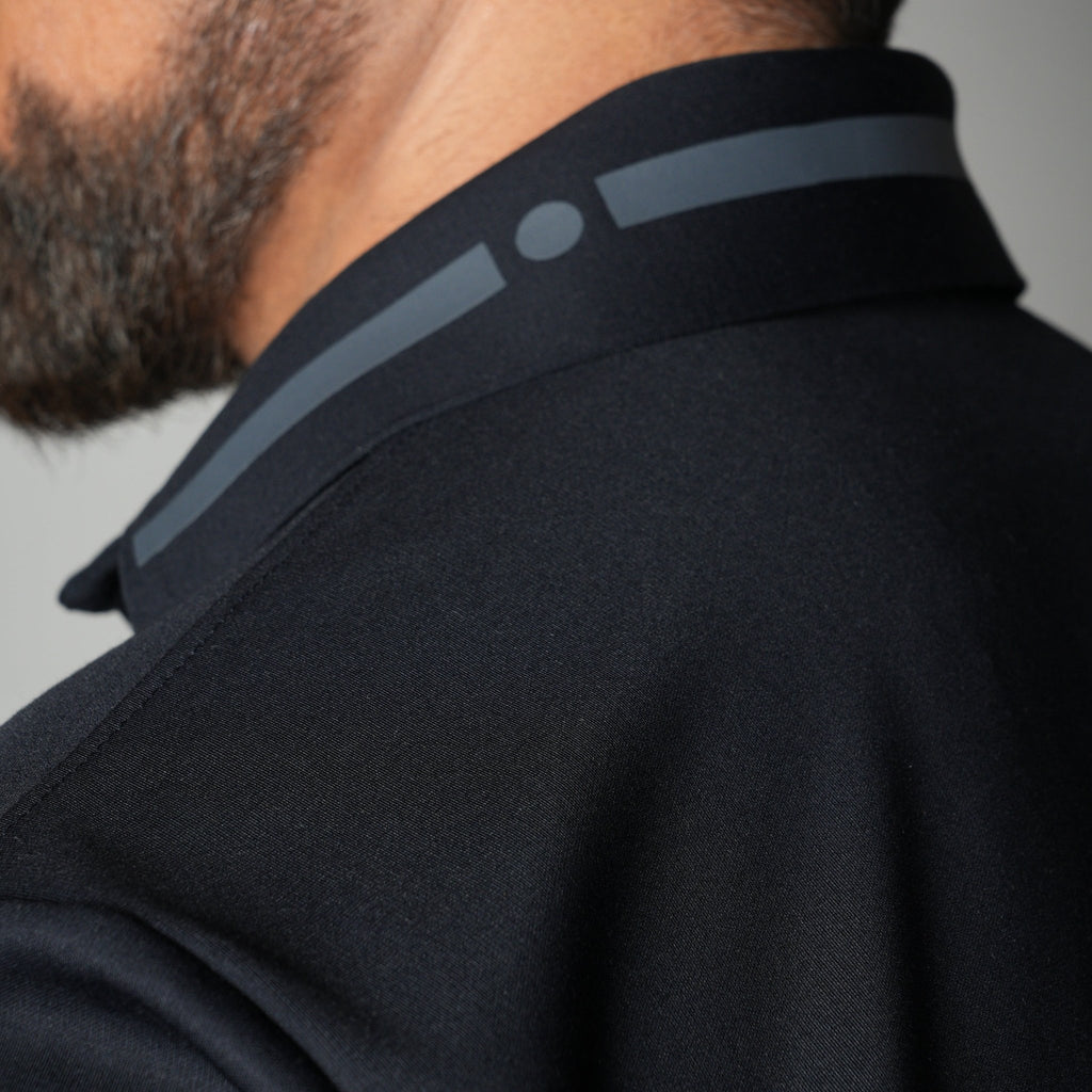 NAVY FORM SEAMLESS POLO - Hophead