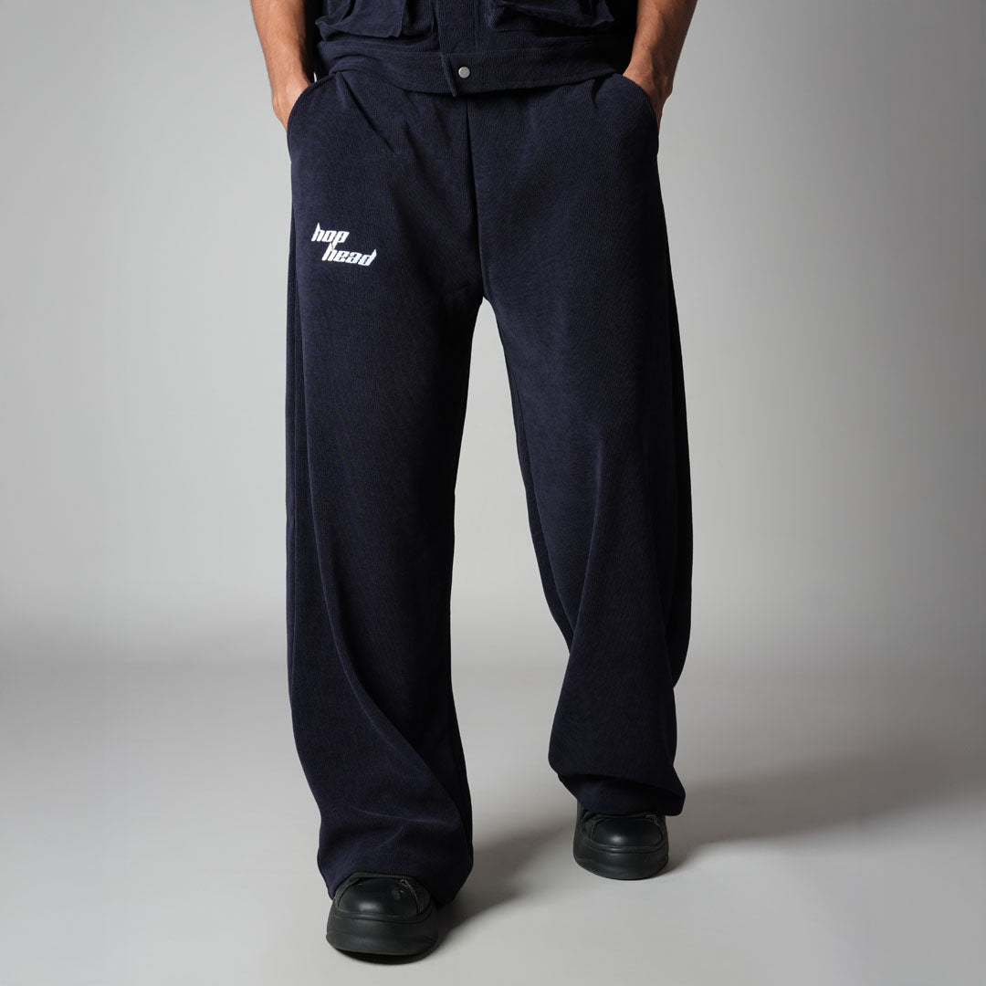 NAVY KNITDRIP SWEATPANTS - Hophead