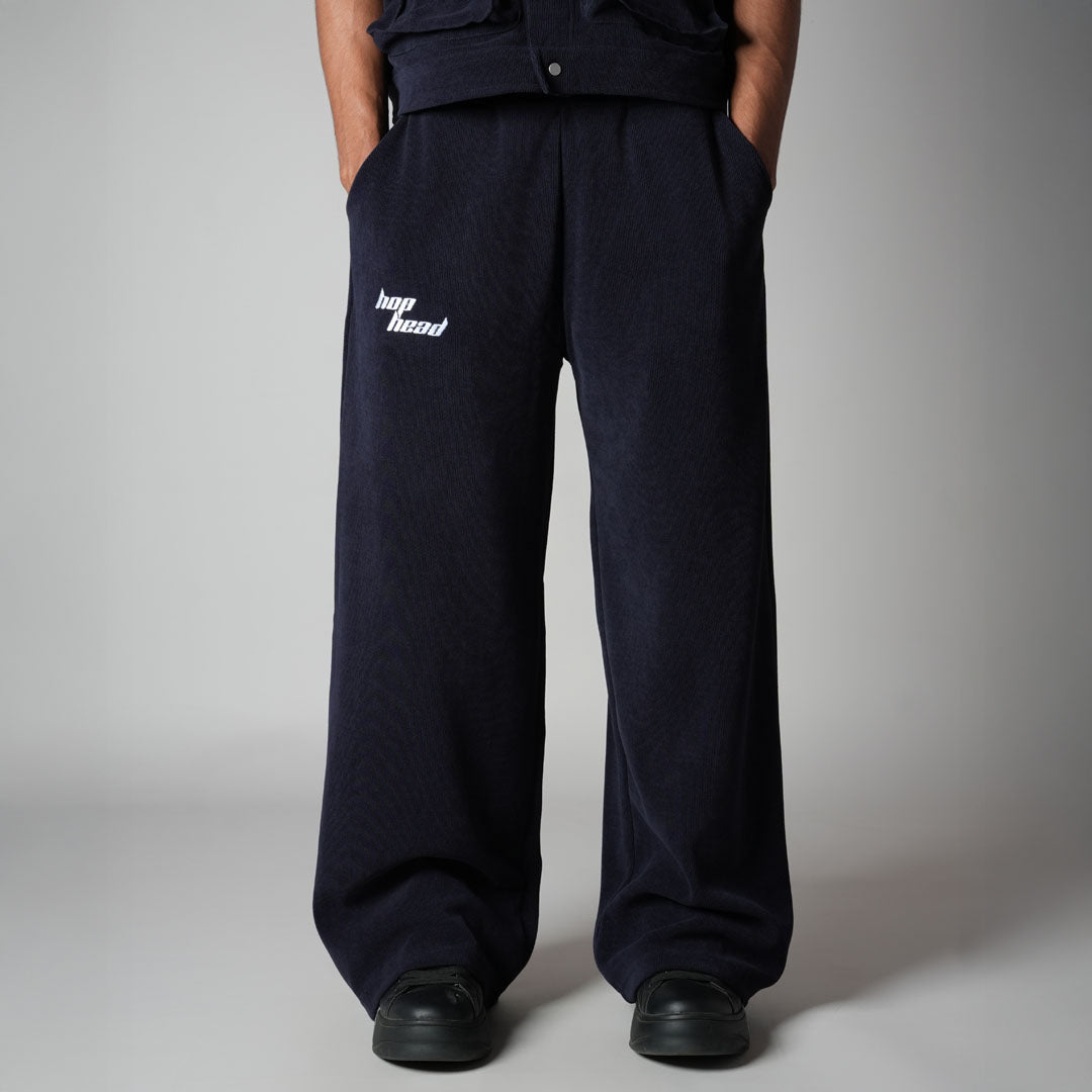 NAVY KNITDRIP SWEATPANTS - Hophead