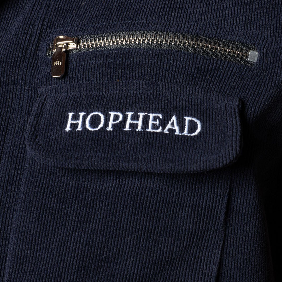 NAVY KNITDRIP UTILITY JACKET - Hophead