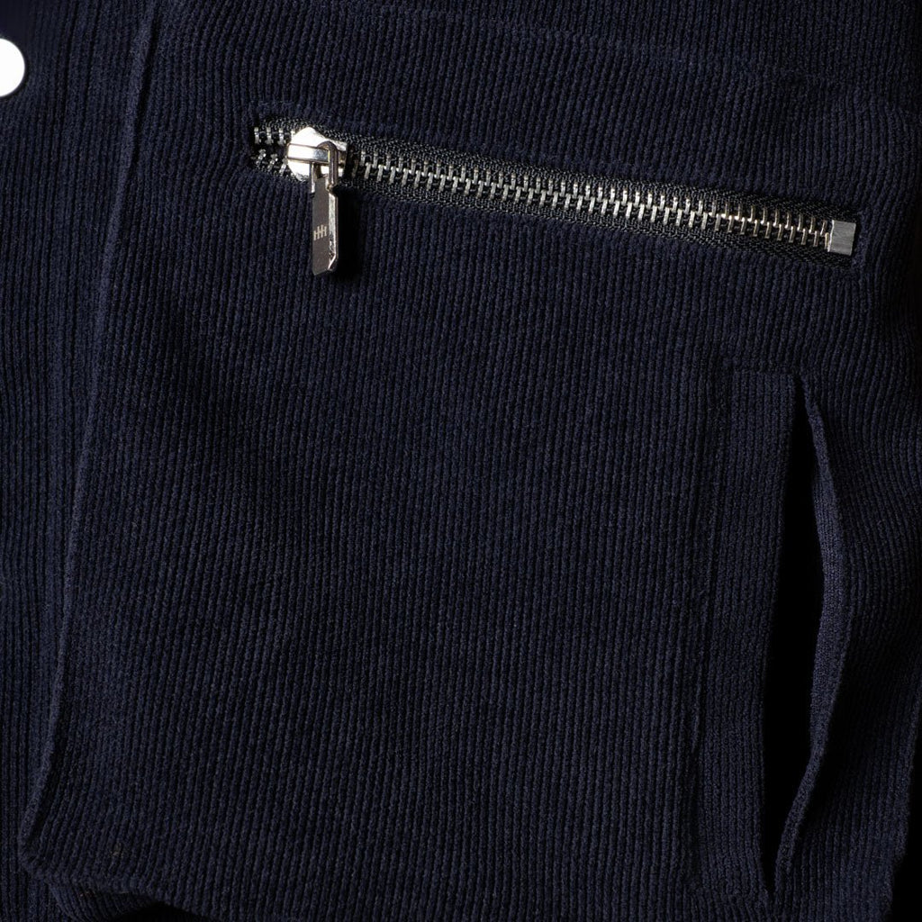 NAVY KNITDRIP UTILITY JACKET - Hophead