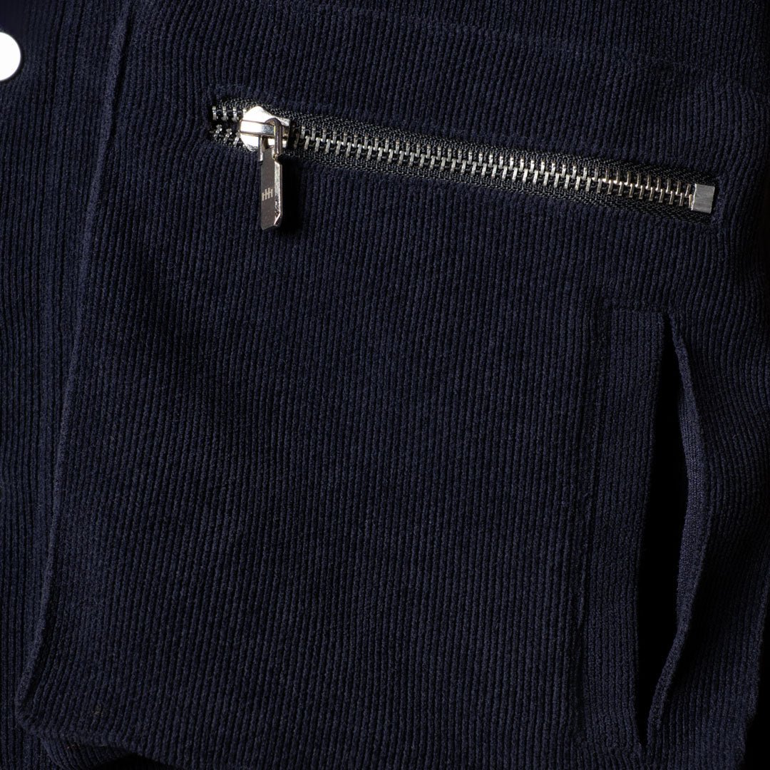 NAVY KNITDRIP UTILITY JACKET - Hophead