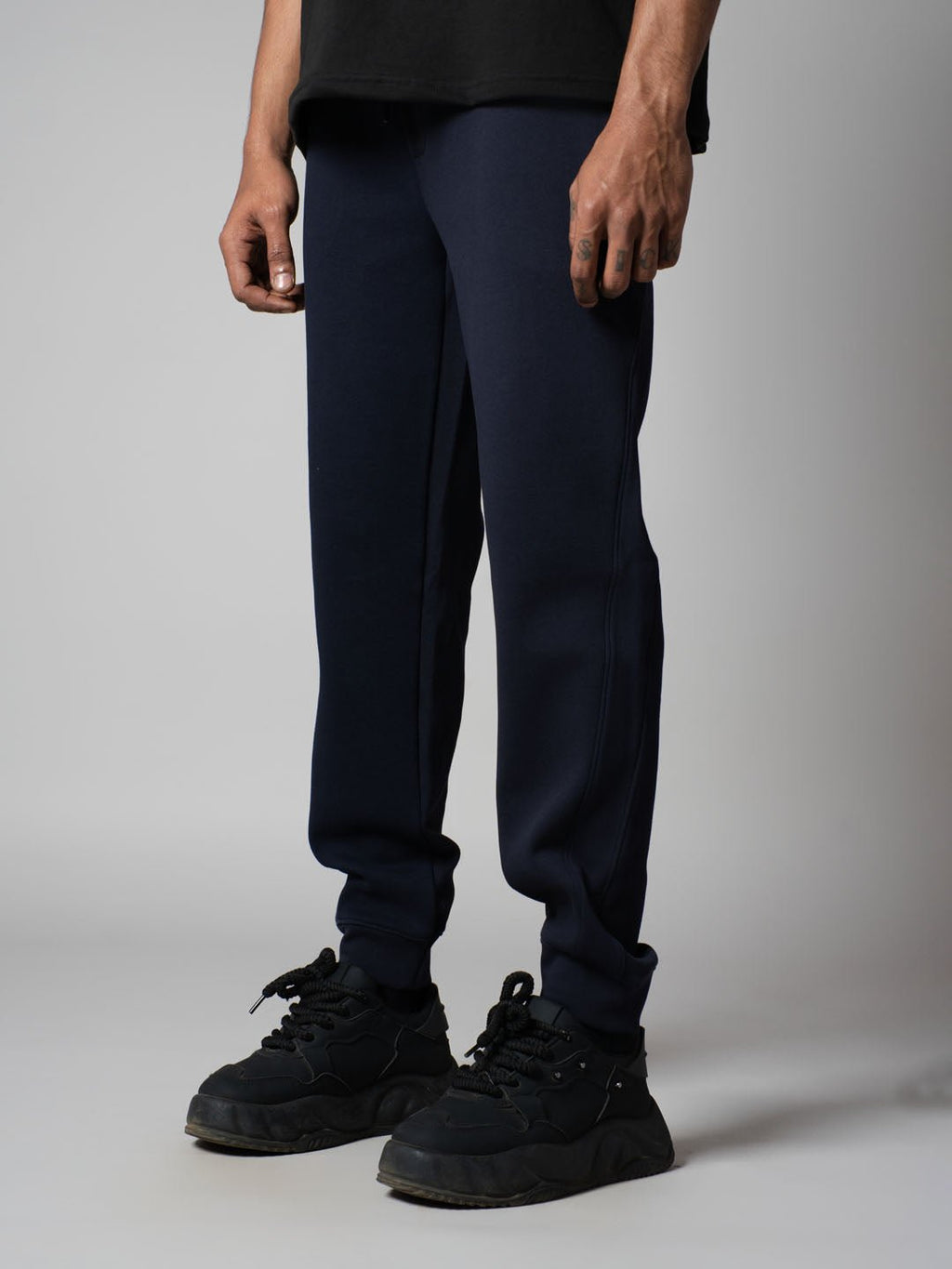 NAVY PATCH SWEATPANTS - Hophead