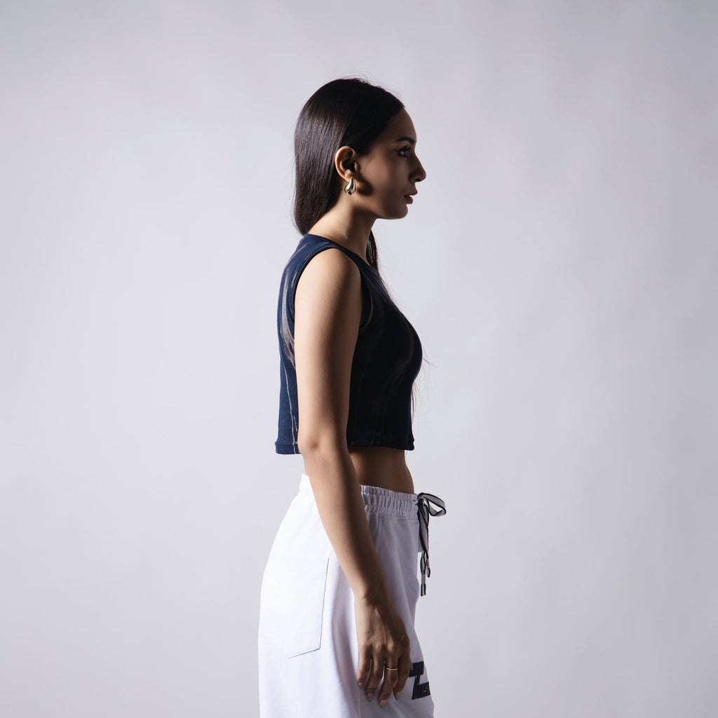 NAVY PSYCHEDELIC SPLASH TOP - Hophead