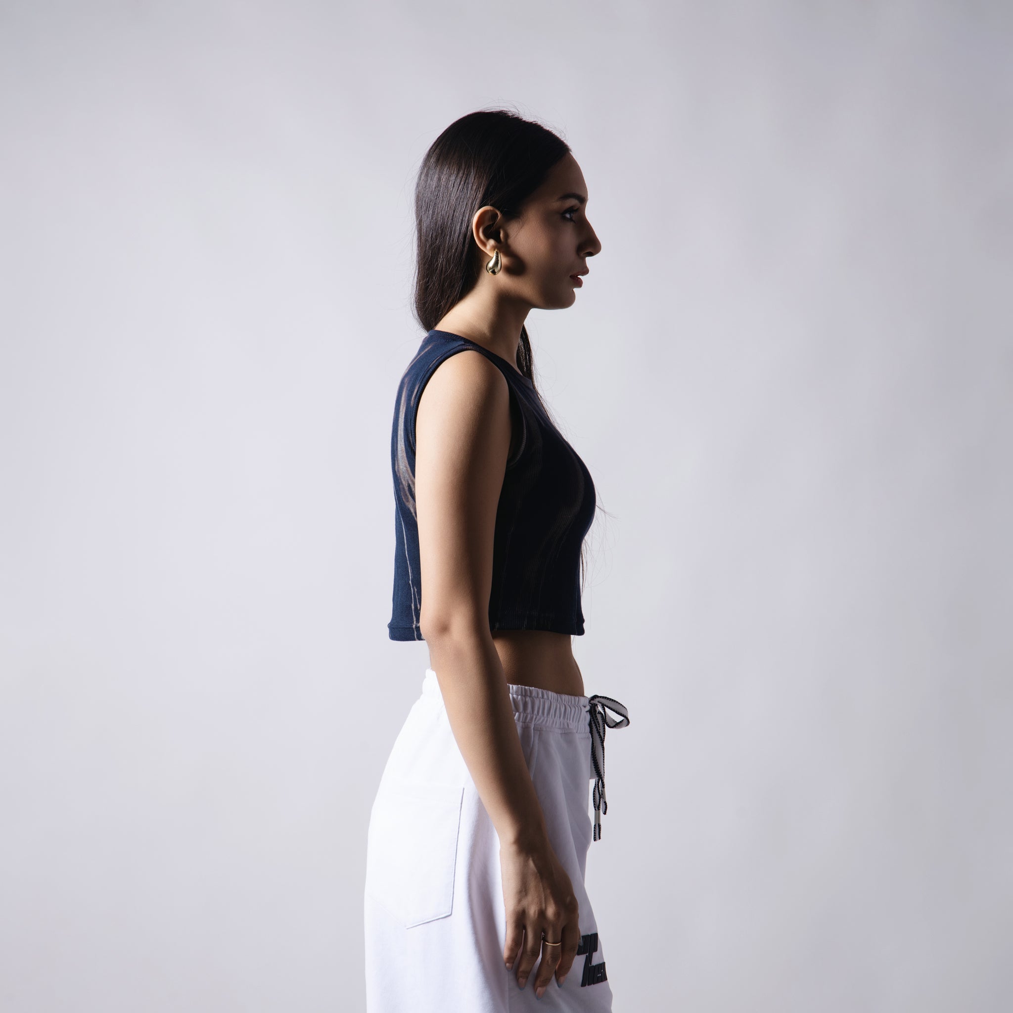 NAVY PSYCHEDELIC SPLASH TOP - Hophead