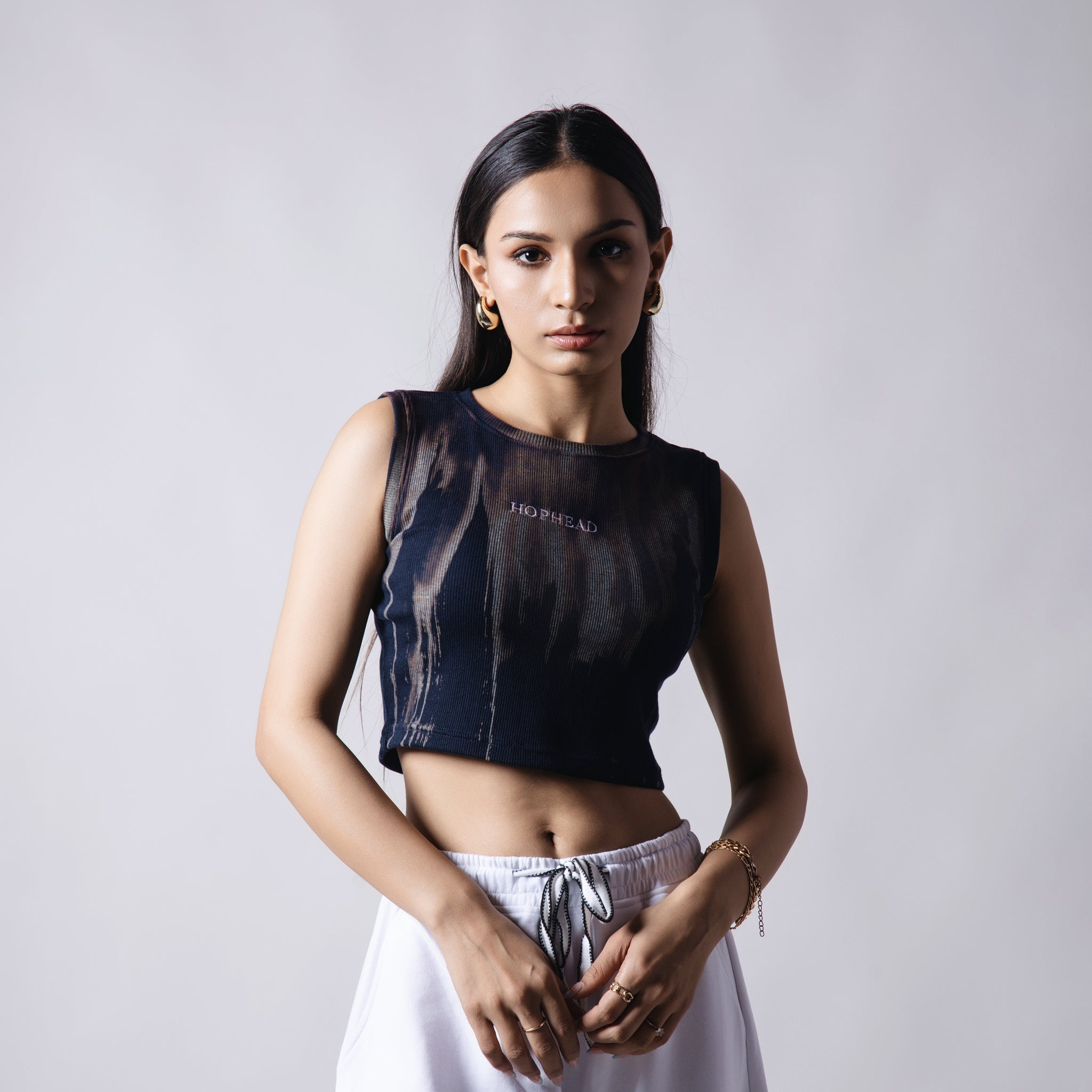 NAVY PSYCHEDELIC SPLASH TOP - Hophead