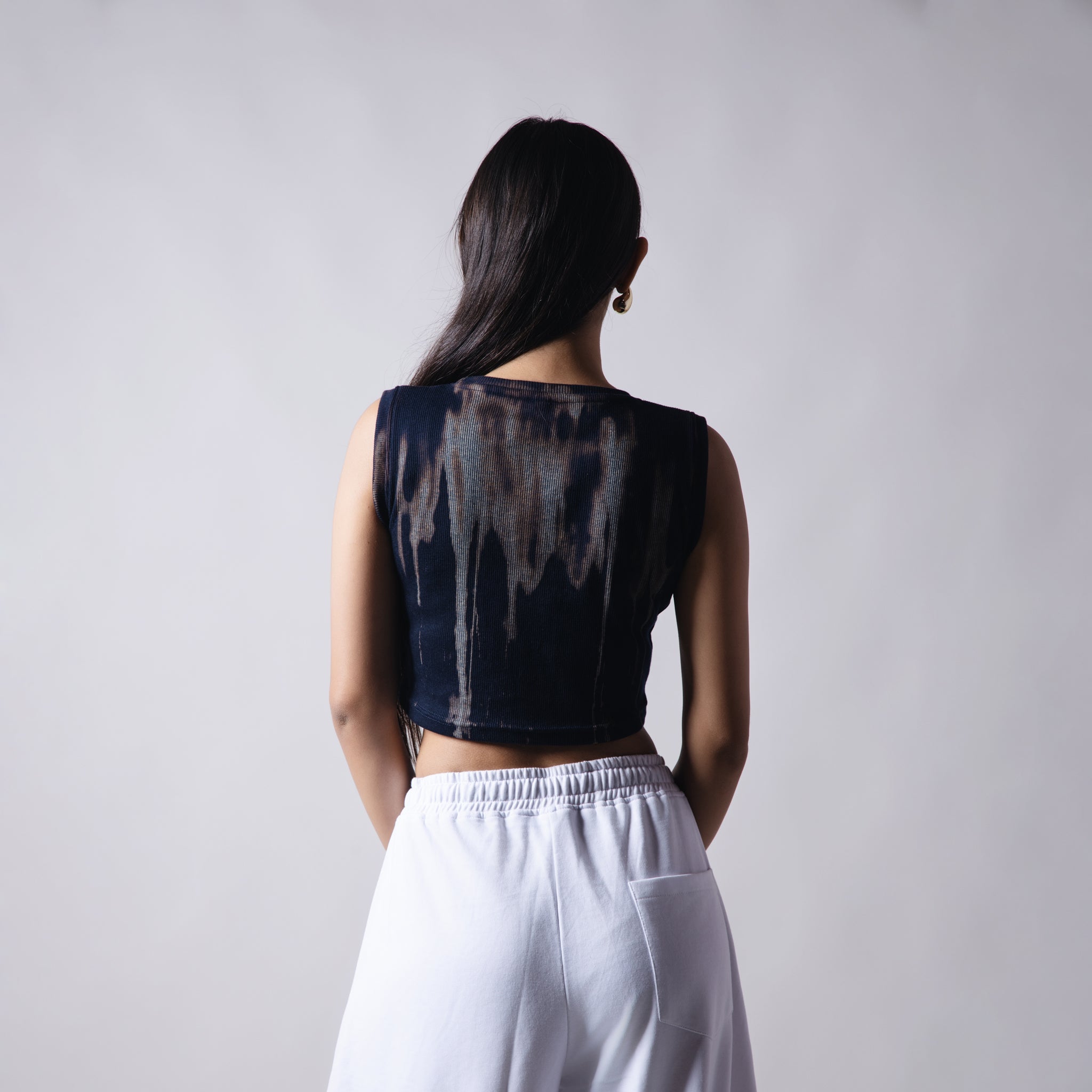 NAVY PSYCHEDELIC SPLASH TOP - Hophead