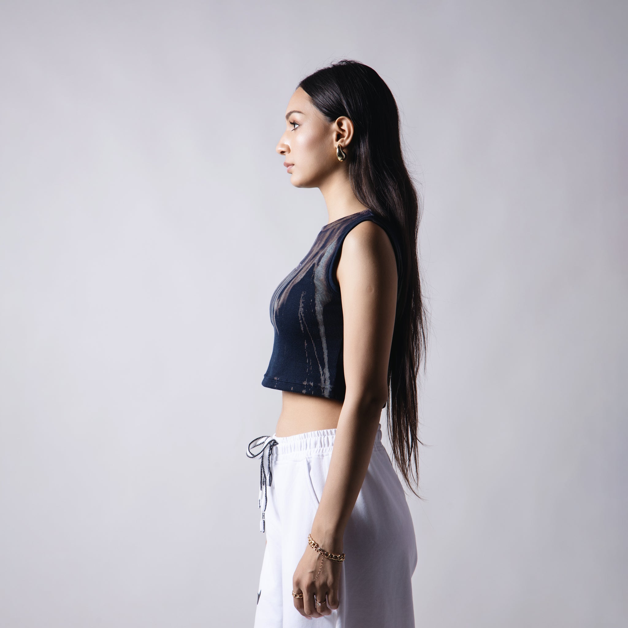 NAVY PSYCHEDELIC SPLASH TOP - Hophead