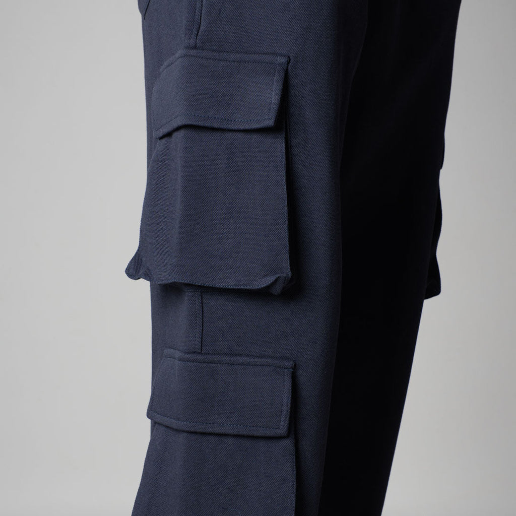 NAVY THREE POCKET SWEATPANTS - Hophead