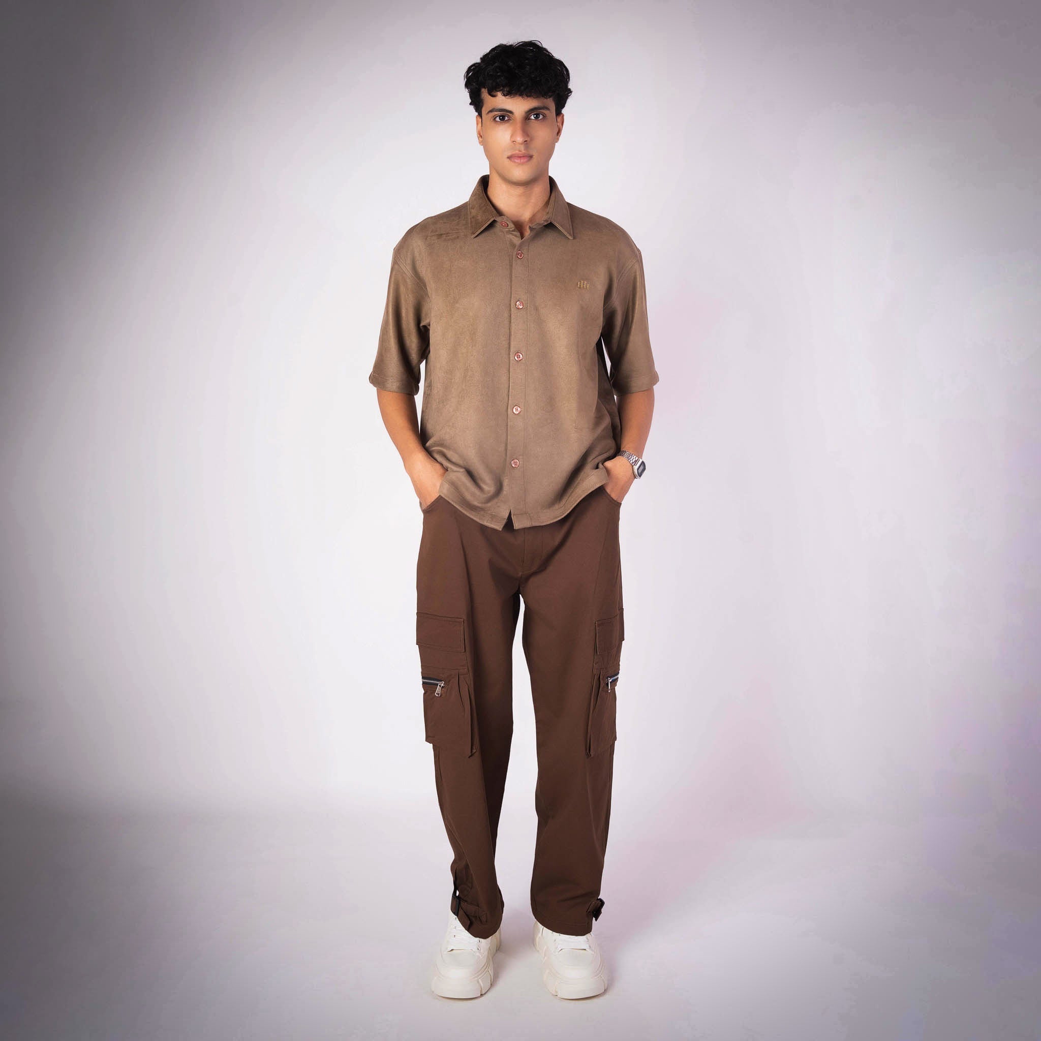 OAK BROWN CLASSIC SUEDE SHIRT - Hophead