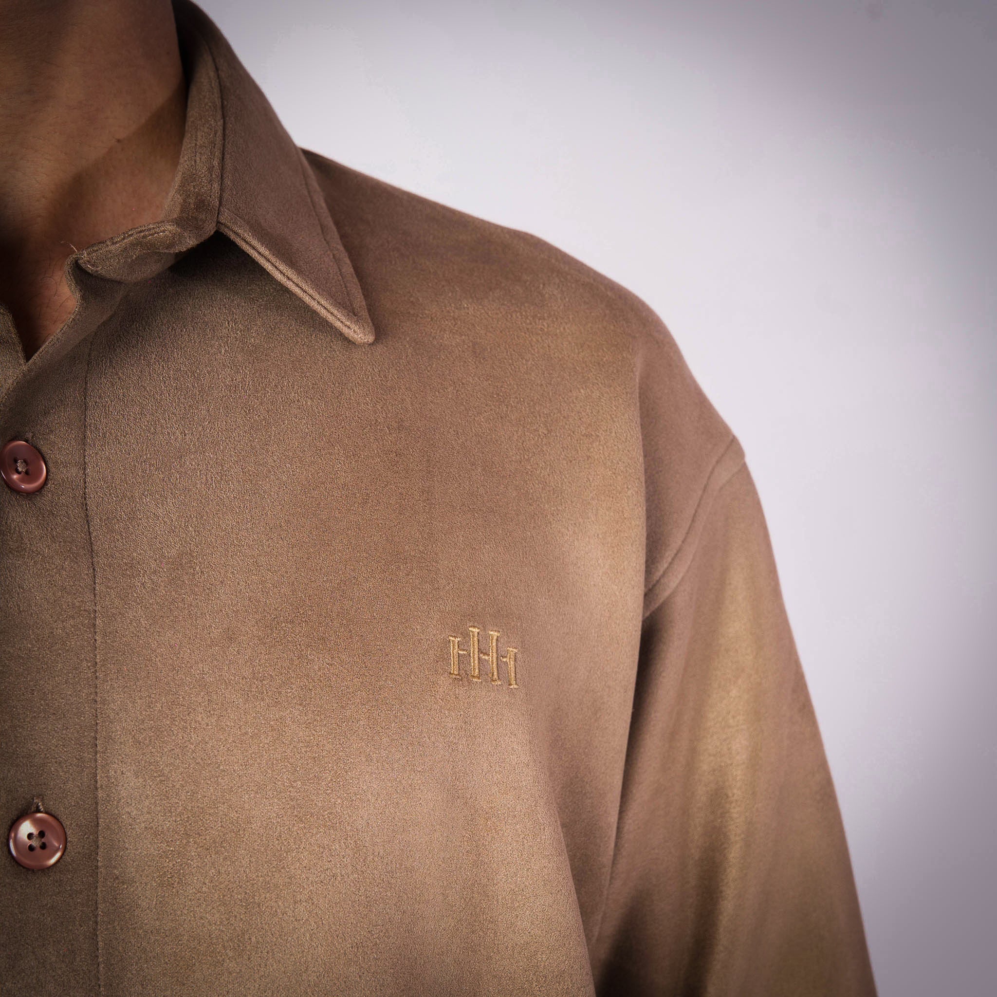 OAK BROWN CLASSIC SUEDE SHIRT - Hophead