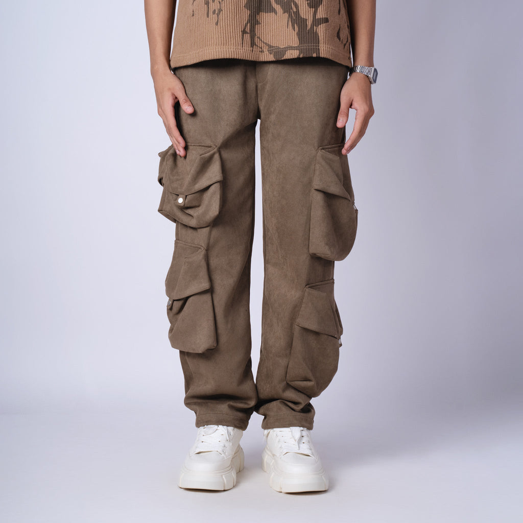 OAK BROWN SUEDE CARGO - Hophead