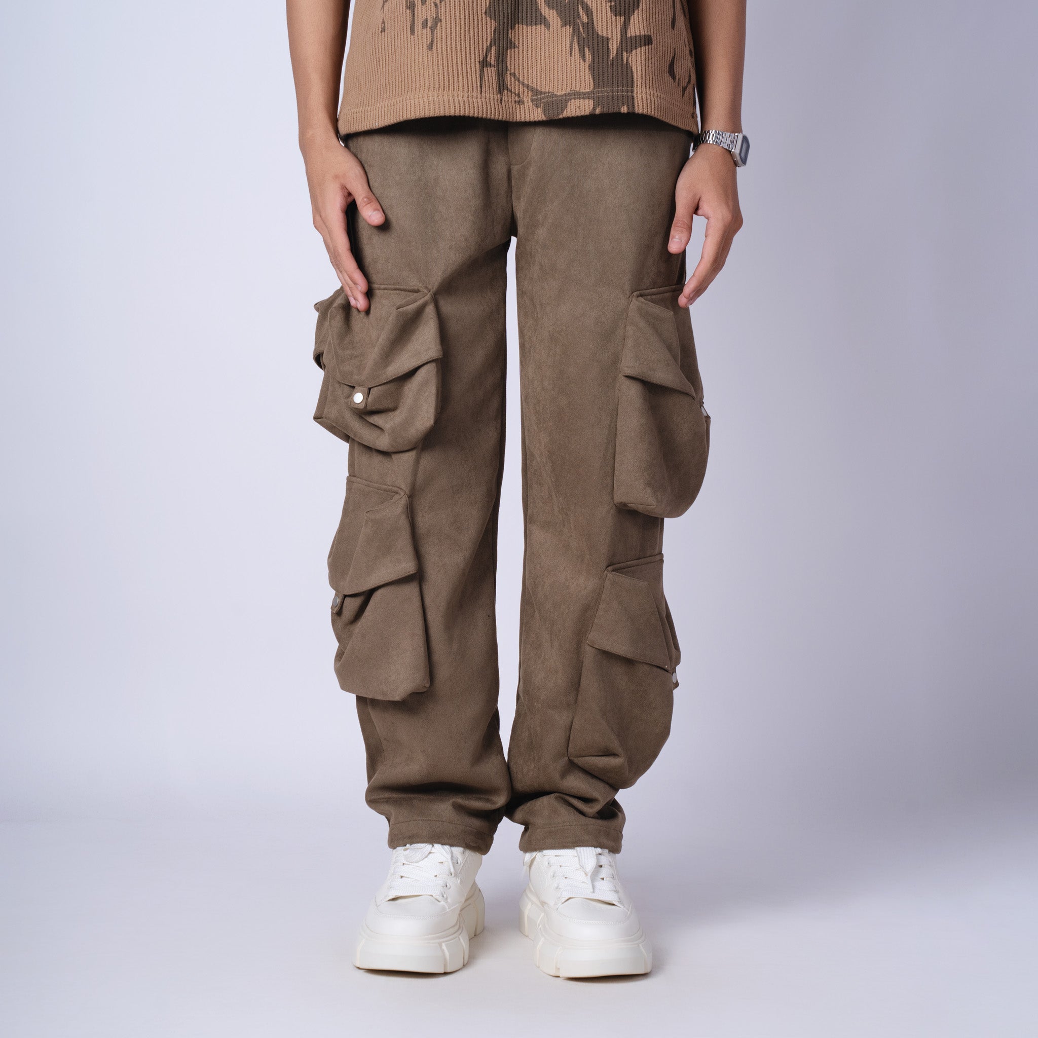 OAK BROWN SUEDE CARGO - Hophead