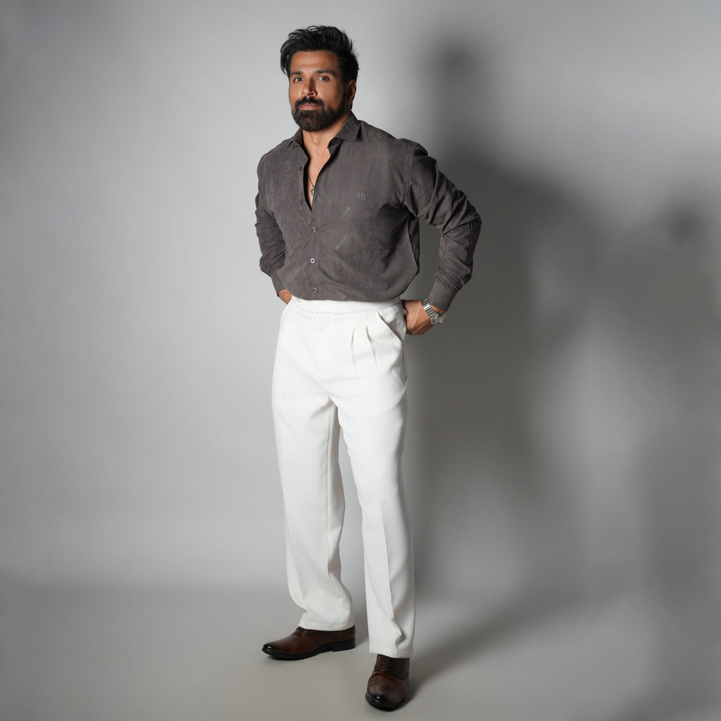 OAK BROWN SUEDE LASER LUXE SHIRT - Hophead