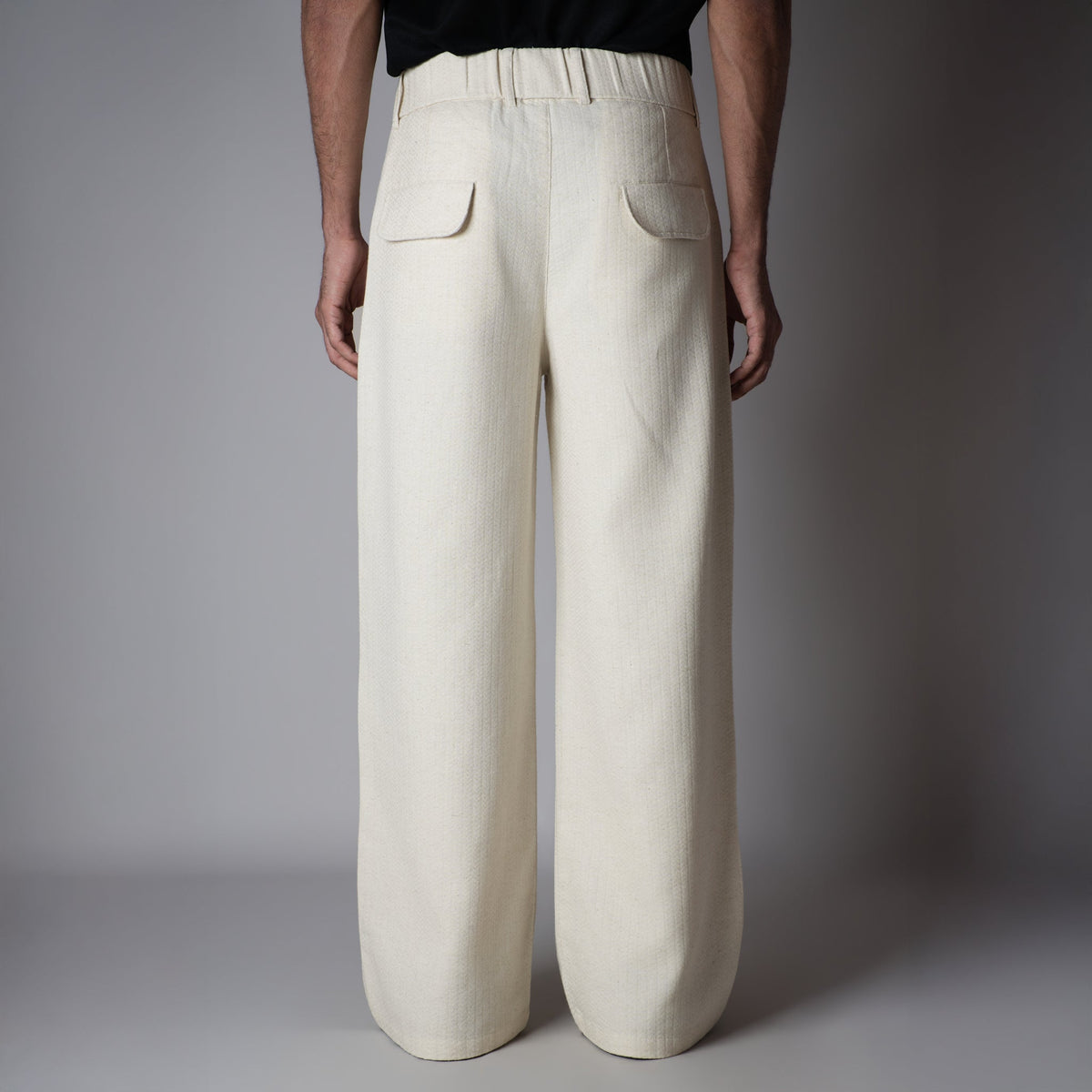 Oat Herringbone Linen Sweatpant - Hophead
