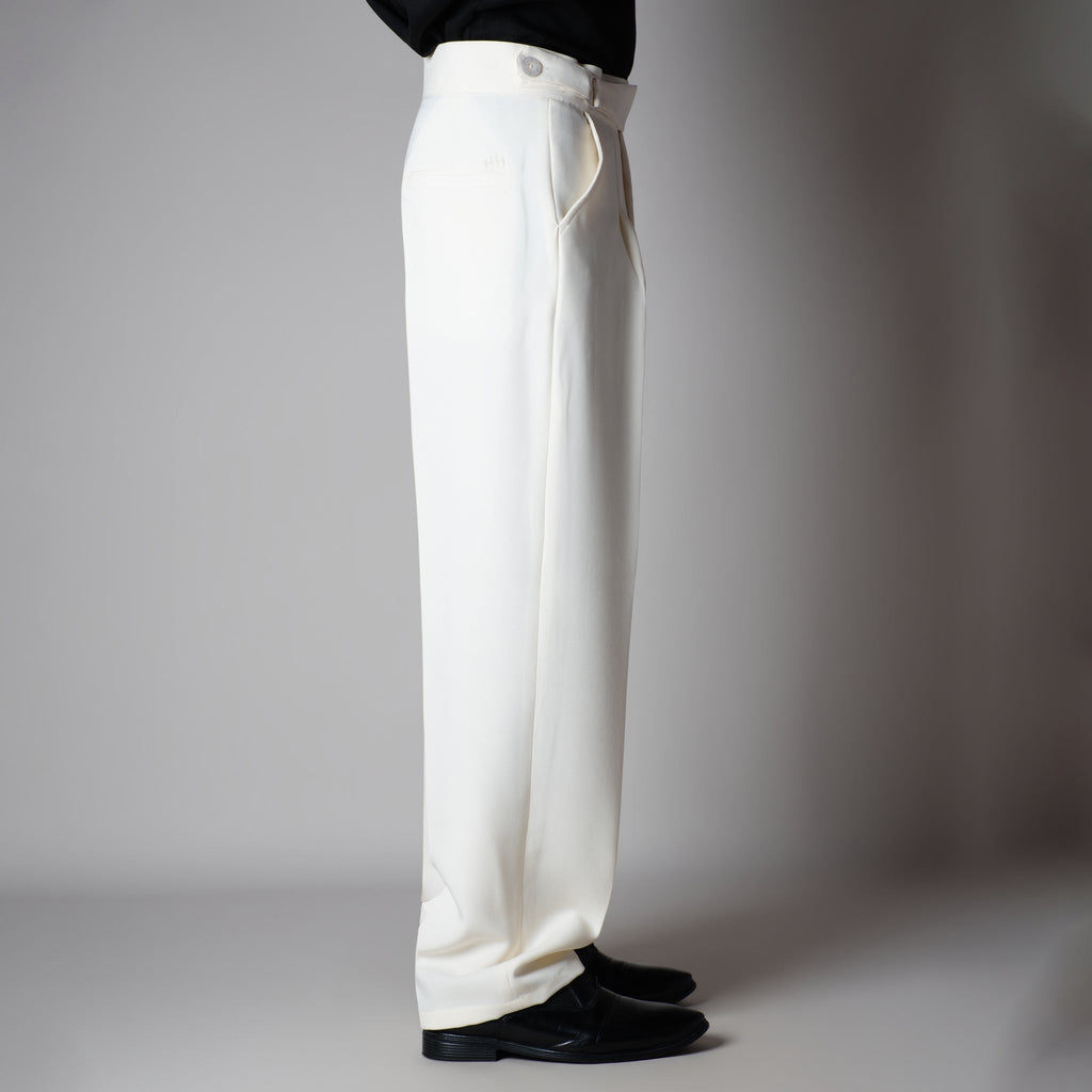 OFF- WHITE D-RING ITALIAN STYLE TROUSER - Hophead