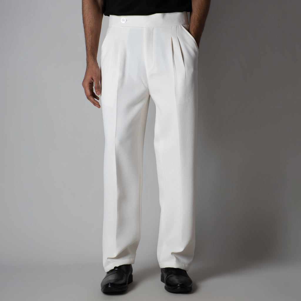 OFF - WHITE SINGLE BUTTON TROUSER - Hophead