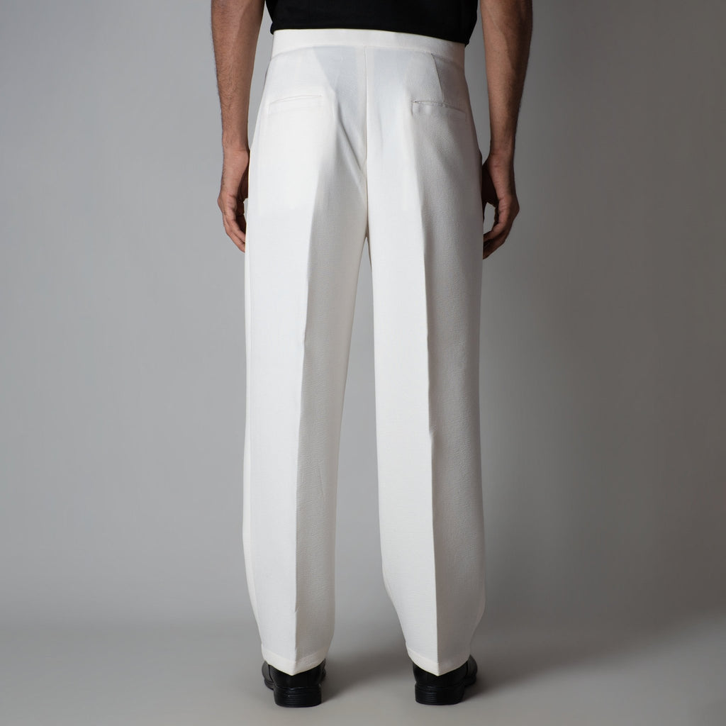OFF - WHITE SINGLE BUTTON TROUSER - Hophead