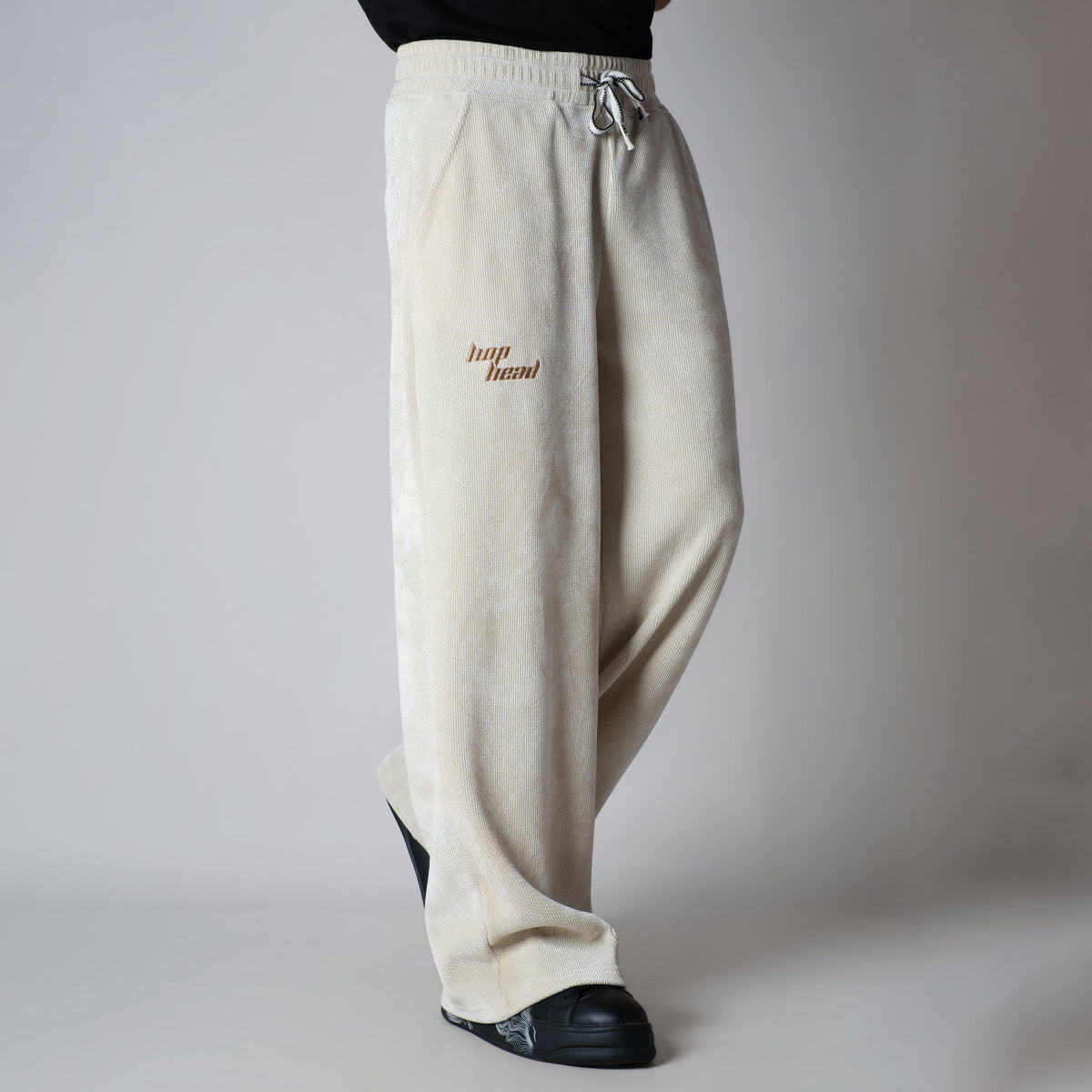 OFF-WHITE STONE KNITDRIP SWEATPANTS - Hophead