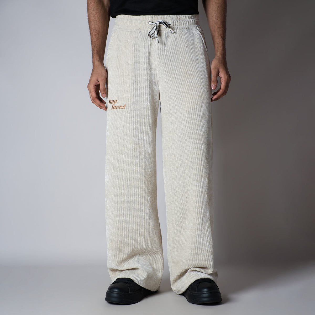 OFF-WHITE STONE KNITDRIP SWEATPANTS - Hophead