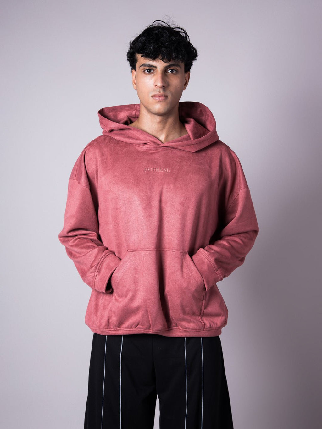 OLD ROSE SUEDE BLISS HOODIE - Hophead