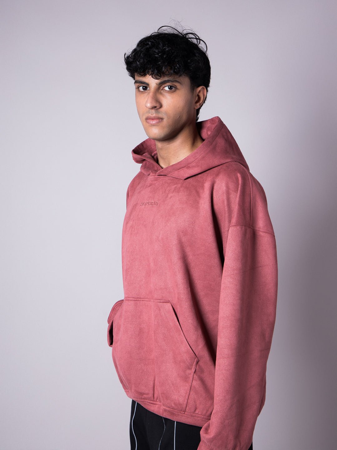 OLD ROSE SUEDE BLISS HOODIE - Hophead