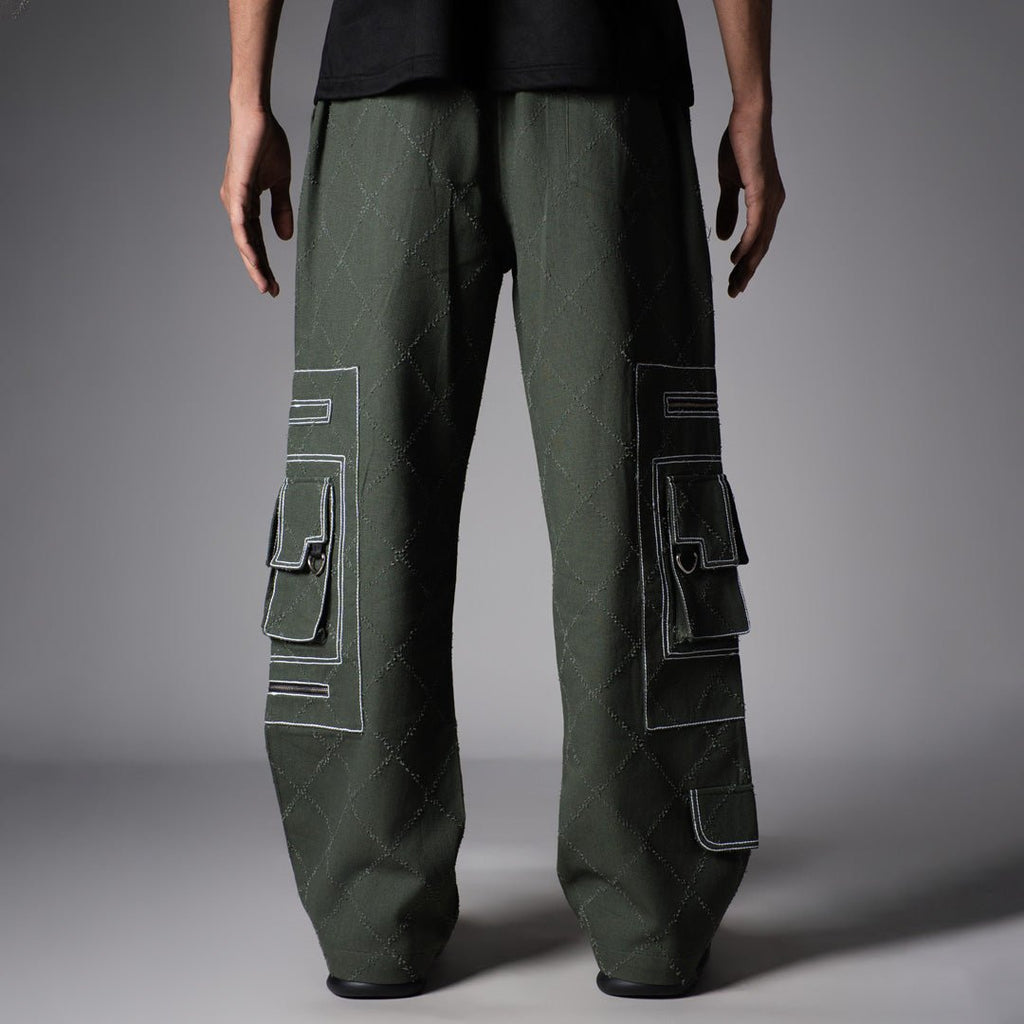 OLIVE POCKET DENIM CARGO - RDX - Hophead