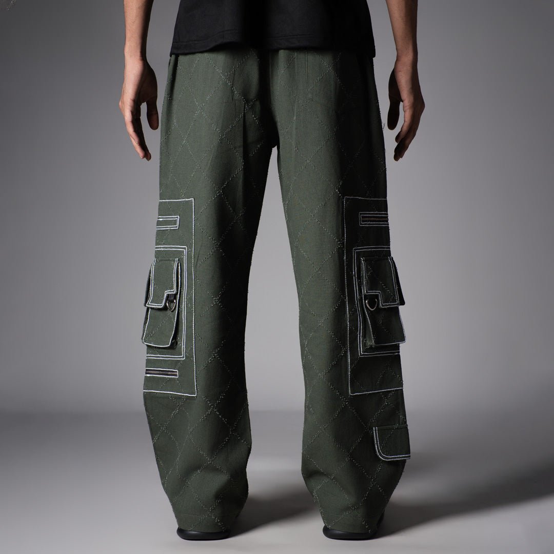 OLIVE POCKET DENIM CARGO - RDX - Hophead