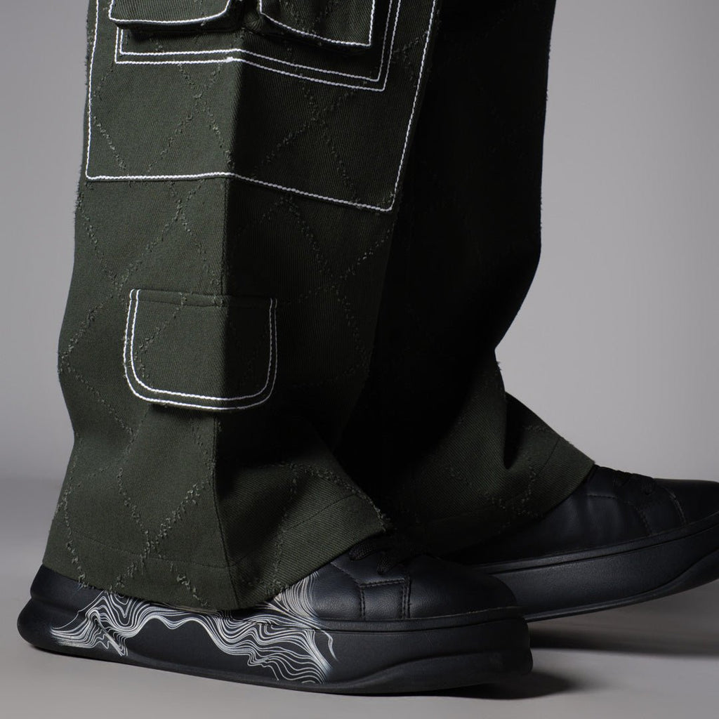 OLIVE POCKET DENIM CARGO - RDX - Hophead