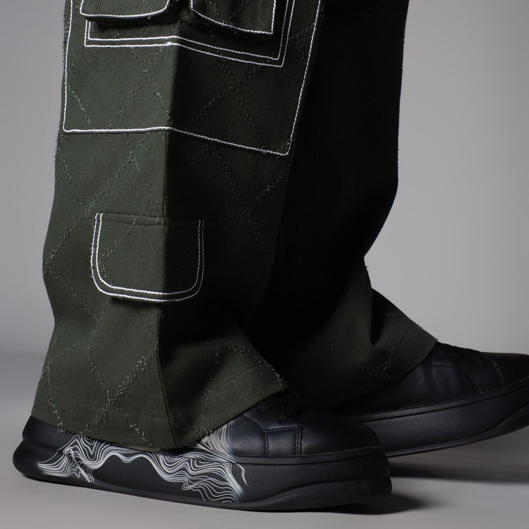 OLIVE POCKET DENIM CARGO - RDX - Hophead