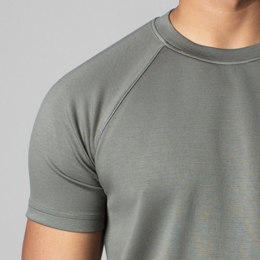 OLIVE SIGNATURE RAGLAN T-SHIRT - Hophead
