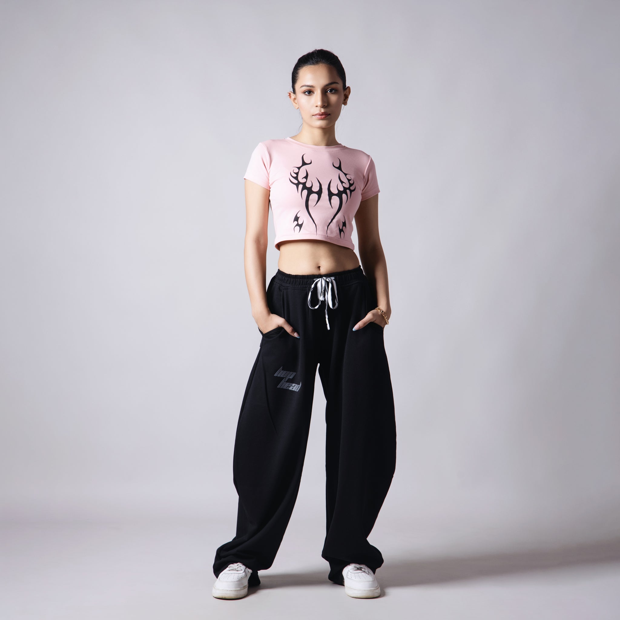 PINK FEATHER CROP TOP - Hophead