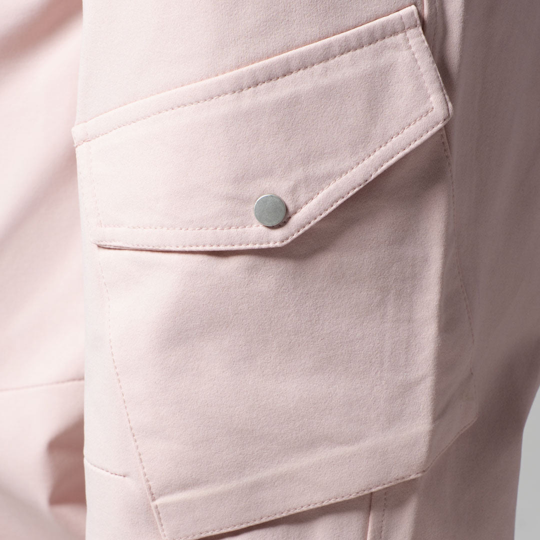 PINK SIDE POCKET CARGO SWEATPANTS - Hophead